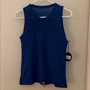 Blue Sleeveless Women's Top
